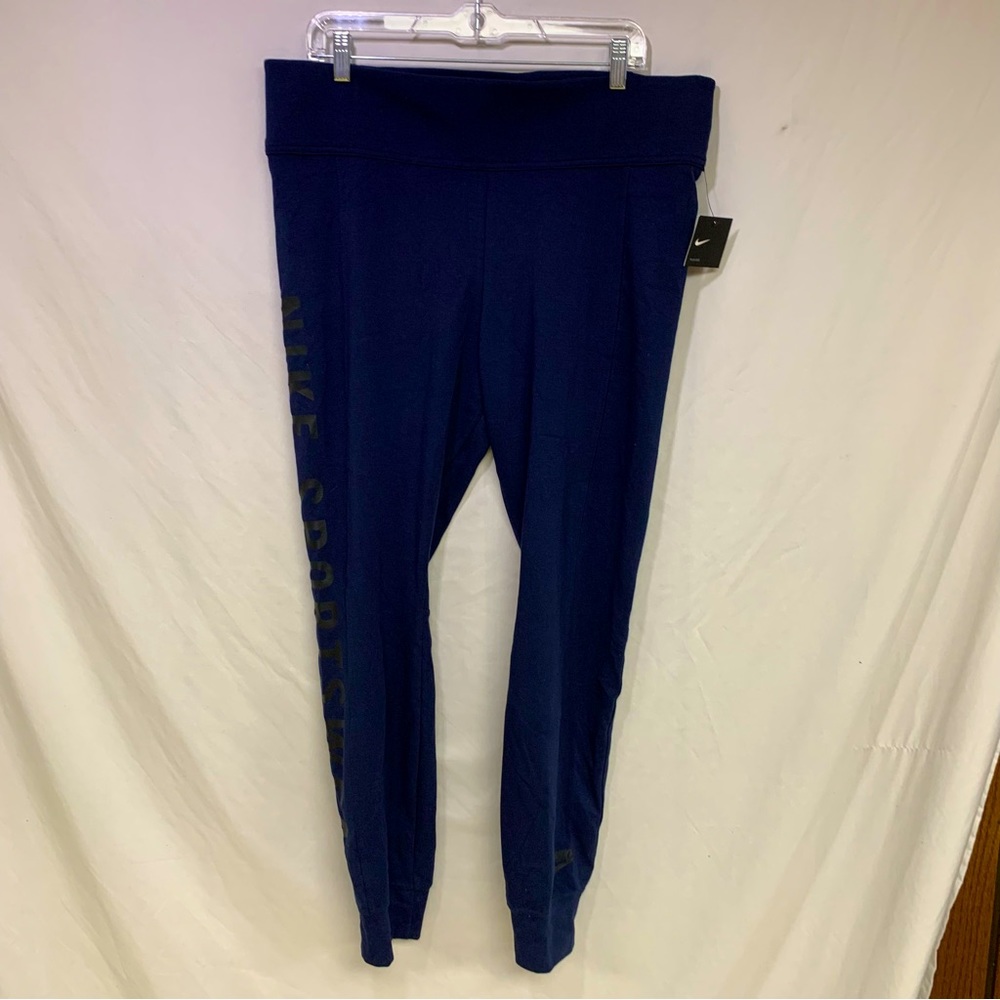 NWT Nike Leggings Joggers - Navy - Size Plus 1X